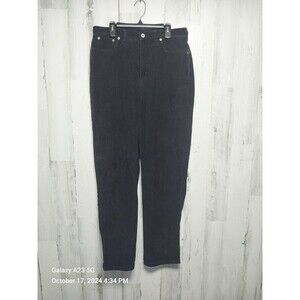 Land's End Women's Size 10 Navy Blue Corduroy Pants